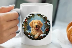 3D Christmas Dog Ornament, 3D Christmas Dog Ornaments Product Image 5