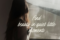 Quiet Sunday Reflection | Monoline Script Product Image 5