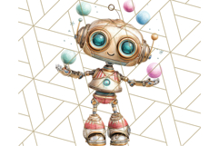 Robot Clipart, Soft Realistic Full Body Robot PNG Images Product Image 5