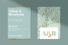 Mint &amp; Gold Digital Paper Product Image 3