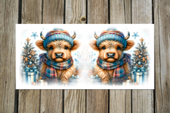 Christmas cow | 4 vintage Sublimation Mug design PLUS Product Image 5
