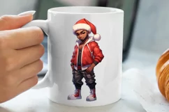 Christmas Little Girl Clipart Sublimation, Christmas PNG Product Image 5