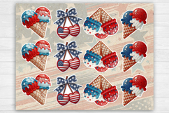 4-th of July. Print &amp; Cut Stickers PNG Product Image 2