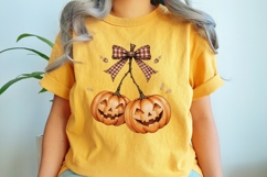 Retro Halloween Pumpkin Cherries Clipart Product Image 5