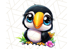 Jungle Creatures Kawaii Clipart PNG, Cute Rainforest Animal Product Image 5