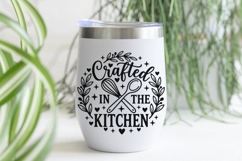 Crafted In The Kitchen Svg, Farmhouse Kitchen Svg. Product Image 6