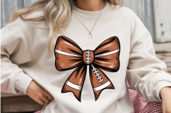 Football Bow PNG Bundle Product Image 3