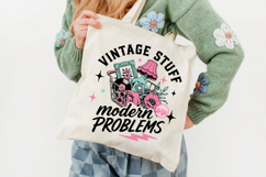 Thrifting Skeleton PNG, Funny Thrift Store Lover Retro Product Image 5