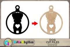 Australian Shepherd SVG / Keychain SVG / Dog silhouette Product Image 2