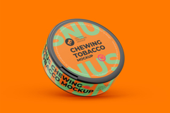 Snus Chewing Tobacco Can Mockup Product Image 5