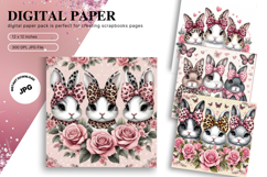 Easter Bunny Background Backdrop Rabbit Wallpaper Wall Art5 Product Image 1