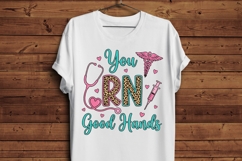 You RN Good Hands PNG Leopard Nurse Design Product Image 5