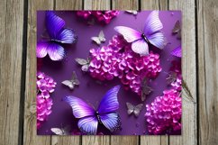 Lilac bush | 4 Skinny tumbler Sublimation designs Product Image 5