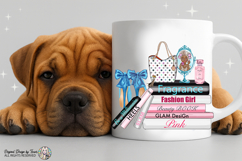 Fashion Girl Glam Books Heels Perfume PNG Luxury Art Product Image 6