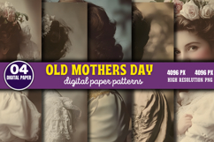 Old Mothers Day Photos Digital PNG Product Image 1