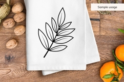 Hand Drawn Leaf Twig SVG Product Image 5