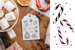 Hand drawn whimsical Christmas PNG, SVG Product Image 4