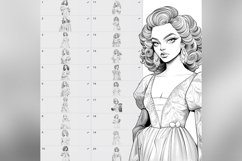 50 Procreate Baroque Fashion Style Stamp Brushes Product Image 7