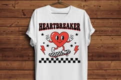 Heartbreaker Valentine PNG, Funny Valentine Shirt Design Product Image 5