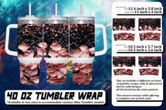 Glitzy Leopard Petal Tumbler Wrap Product Image 1