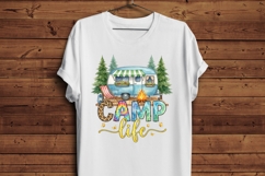 Camp Life PNG - Retro Camper Sublimation - Leopard Print Product Image 5