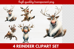 Whimsical Christmas Clipart | Cute Festive Holiday PNG Illus Product Image 1