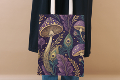 Opulent Mushroom Tapestry Seamless Print, Seamless Pattern Product Image 5