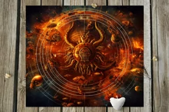 Zodiac signs | 12 Magic Skinny tumbler Sublimation designs Product Image 5