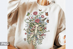 Christmas Skeleton Sublimation - Christmas PNG Design Product Image 1