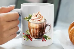 Christmas Drink Clipart Sublimation, Christmas PNG Product Image 5