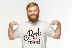 Pair sublimation for friends, Best Friends PNG, My girlfrien Product Image 4