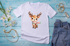 Winter Animals Watercolor Clipart Bundle, Arctic Animals PNG Product Image 6