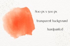 Red watercolor splash clipart, Red watercolors Product Image 5