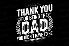 Thank you for being the Dad svg | Father&#039;s day Svg Product Image 1