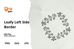 Leafy Left Side Border Product Image 1