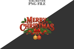 Merry Christmas png design for T-shirts Product Image 2