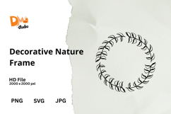 Decorative Nature Frame Product Image 1