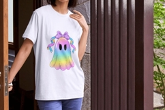 Pastel Haunts Iridescent Halloween Ghost PNG Pack Product Image 5