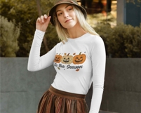 Preppy Patchwork Pumpkin png | Floral Patchwork png Design Product Image 3