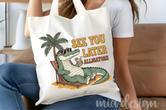 See You Later Alligators PNG, Funny Retro Summer Sublimation Product Image 4