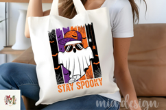 Stay Spooky Halloween PNG, Cool Ghost Sublimation Design Product Image 4