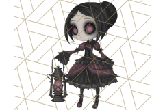 Gothic Halloween Clipart Dark Aesthetic PNG, Halloween Png Product Image 5