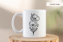 Poppies SVG Bundle | 10 Hand Drawn Floral Design Product Image 5