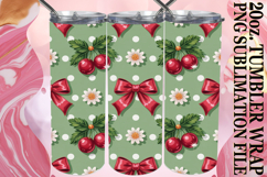 Happy Moments 20oz tumbler wrap, Christmas Product Image 1