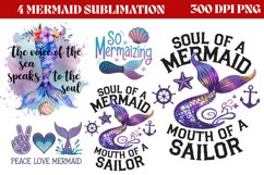 Mermaid Sublimation PNG Product Image 1