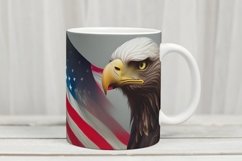 Mug Wrap PNG,Eagle, American Flag Sublimation Product Image 2