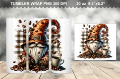 Coffee Tumbler Sublimation Design Product Image 1