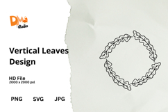 Vertical Leaves Design Product Image 1