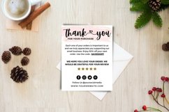 Thank you card for small business Portrait template Canva 02 Product Image 3