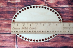 Oval basket base digital file, make myself handmade craft cr Product Image 4